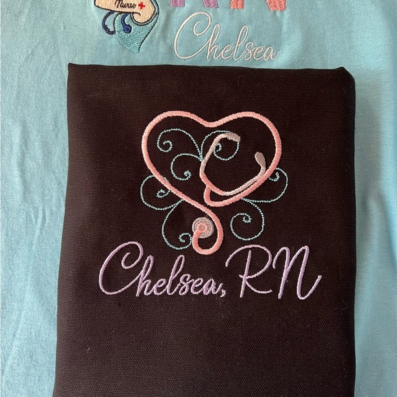 Embroidered Nurse Tote bag. Great gift for Mother’s Day., & includes Nurse name - Picture 4 of 6